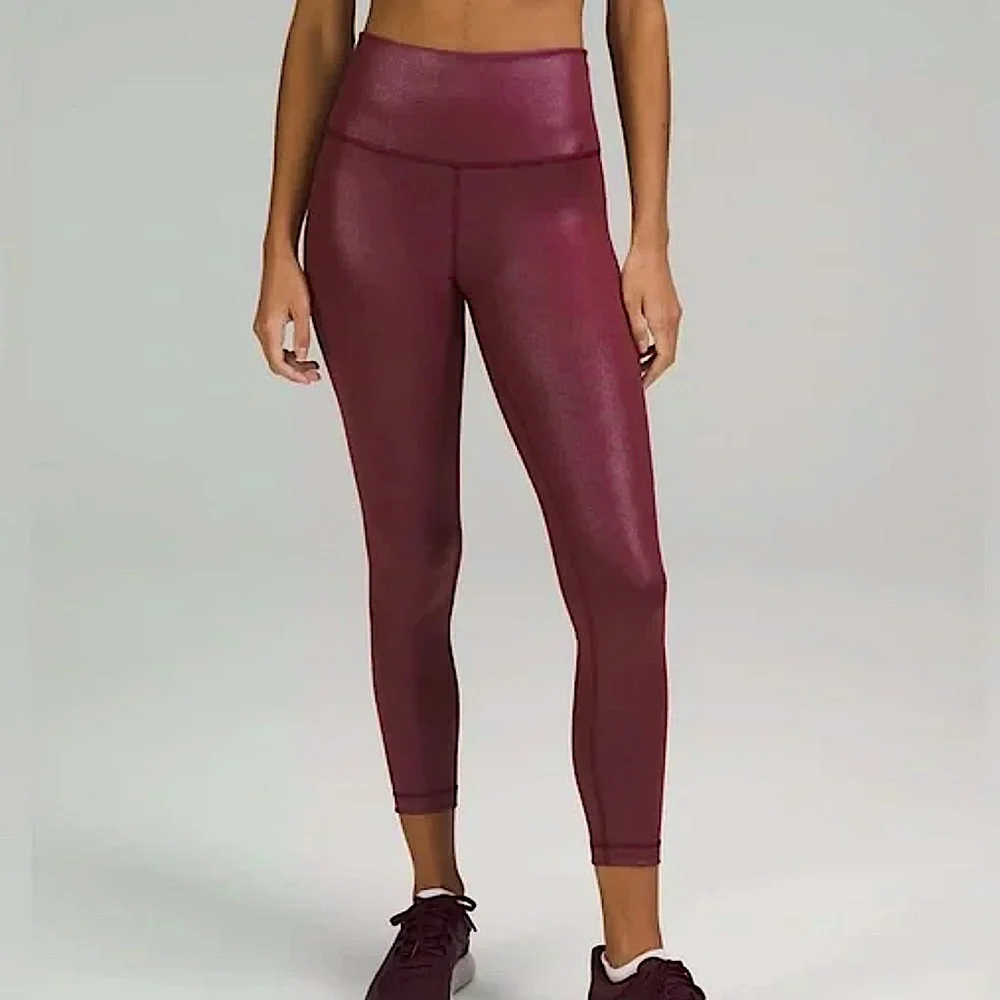 Lululemon special edition wunder train HR tight *foil